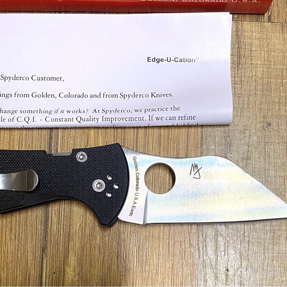 Spyderco Yojimbo 2 C85G2 G10 handle self defense EDC - Picture 5 of 8